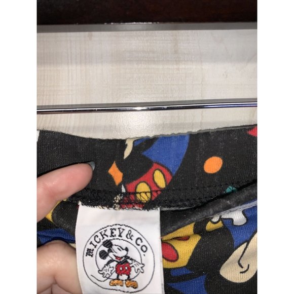 Vintage Mickey & Co.  Mickey Mouse Womens Leggings Large-USA Made-8392 - Picture 5 of 6